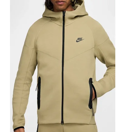 Толстовка мужская Nike Tech Fleece Fz Wr Beige FB7921-277