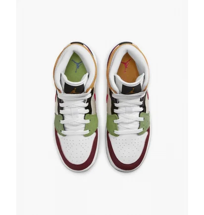Кроссовки детские Nike Air Jordan 1 Mid Se Multi Dr6957-100