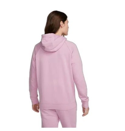 Толстовка женская Nike W Nsw Essntl Flc Fz Hoodie Pink Dx2317-522