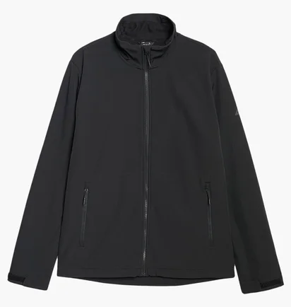 Куртка чоловіча 4F Windproof Softshell Black 4FWAW25TSOFM361-20S
