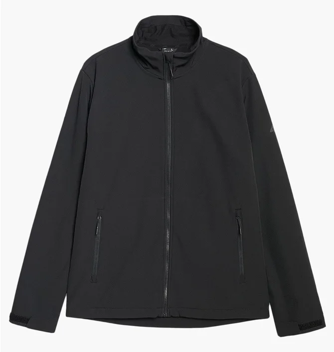 Куртка чоловіча 4F Windproof Softshell Black 4FWAW25TSOFM361-20S