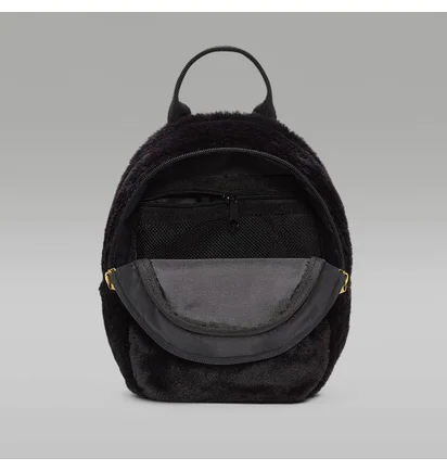 Рюкзак дитячий Air Jordan Big Kids Faux Fur Mini Backpack Black HV8004-010