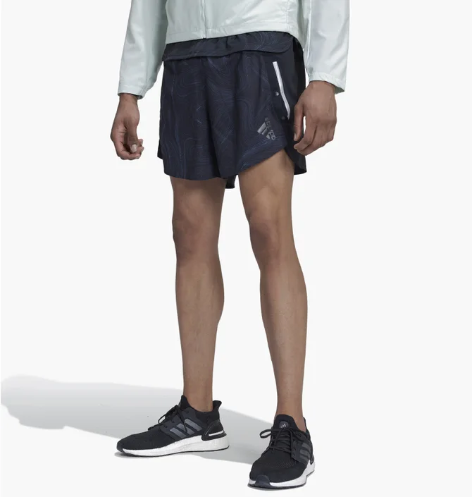 Шорти чоловічі Adidas Designed For Running For The Oceans Shorts Black/Blue Hm1213