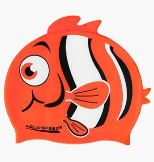 Шапочка для плавания детская Aqua speed Zoo Nemo 5758 Orange 115-75-NEMO