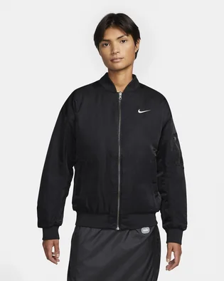 Бомбер жіночий Nike Sportswear Varsity Bomber Jacket Black Dv7876-010