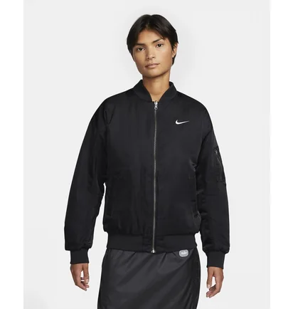 Бомбер жіночий Nike Sportswear Varsity Bomber Jacket Black Dv7876-010