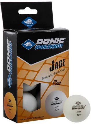 М'яч для настільного тенісу Donic Jade Ball (6 шт) White 618371