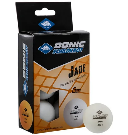 Мяч для настольного тенниса Donic Jade Ball (6 шт) White 618371