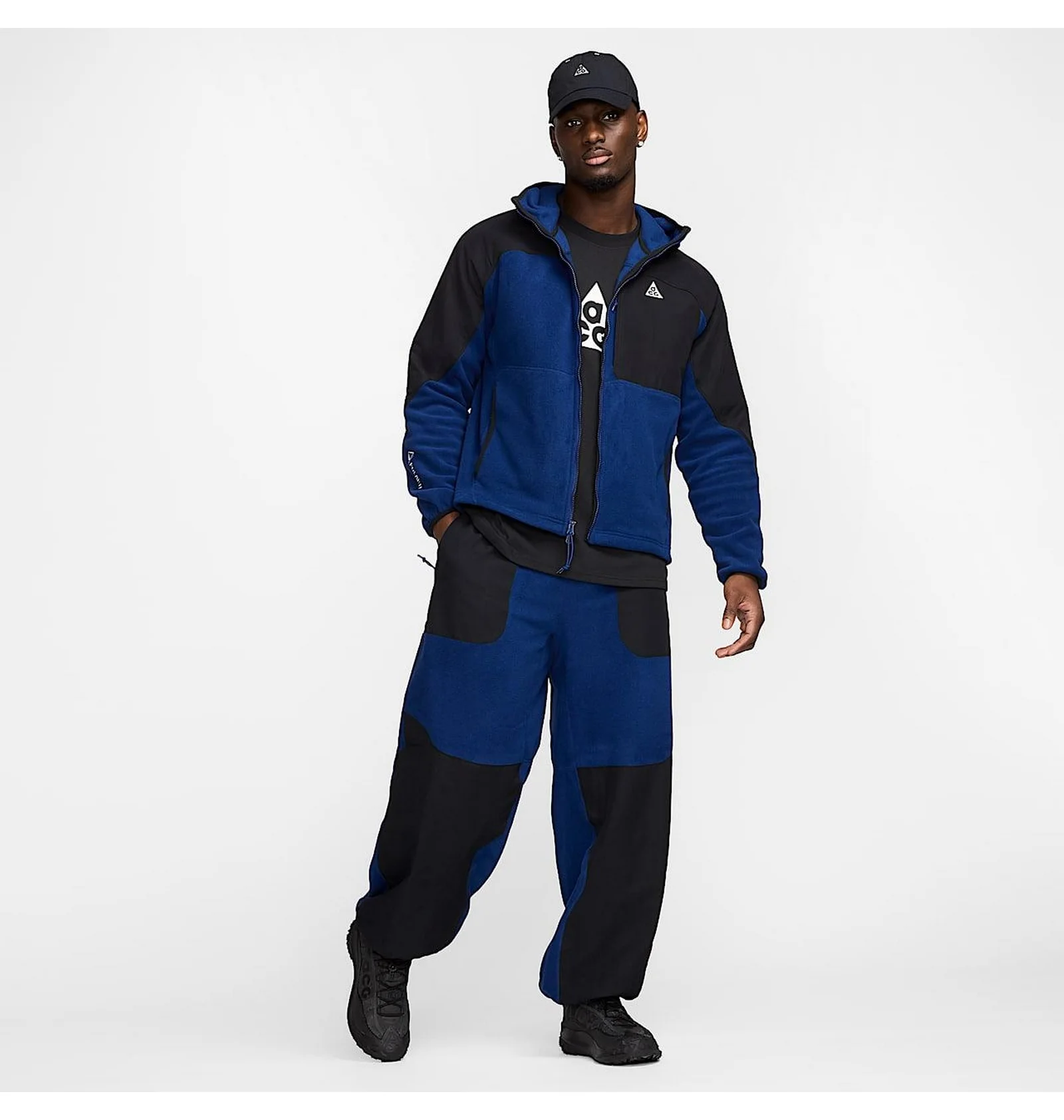 ᐉ Штани чоловічі Nike Acg Wolf Tree Plus Fleece Pants Black/Blue