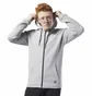 Толстовка мужская Reebok Workout Ready Full-Zip Fleece Grey EC0897