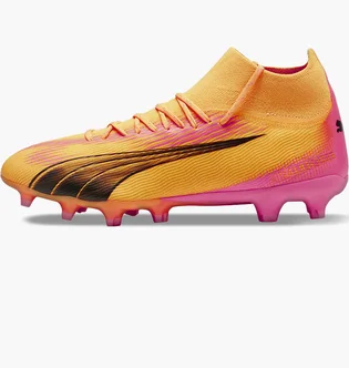 Бутсы мужские Puma Ultra Pro Fg/Ag Yellow/Pink 107750-03