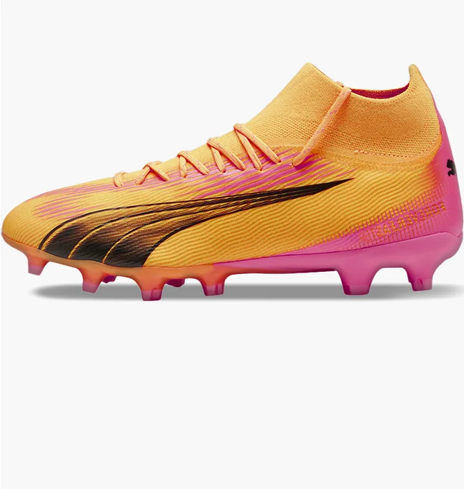 Бутсы мужские Puma Ultra Pro Fg/Ag Yellow/Pink 107750-03