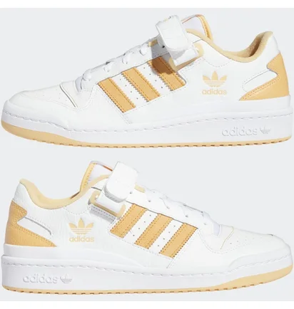 Кроссовки мужские Adidas Forum Low Shoes White/Yellow Gy5833