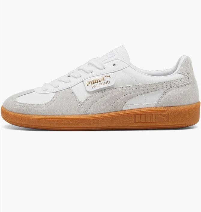 Кроссовки унисекс Puma Palermo Leather Sneakers Grey 396464-12