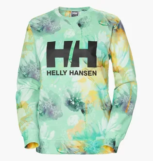 Свитшот женский Helly Hansen Logo Crew Sweat Esra Turquoise 34261-406