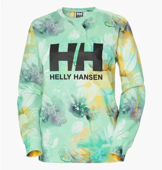 Свитшот женский Helly Hansen Logo Crew Sweat Esra Turquoise 34261-406