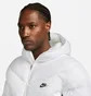 Куртка чоловіча Nike M Nk Sf Wr Pl-Fld Hd Jkt White/Grey Dr9605-100