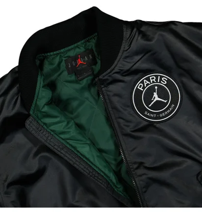 Куртка мужская Air Jordan Ma-1 Paris Saint-Germain Bomber Jacket Black Db6492-010