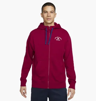 Толстовка мужская Nike Fc Barcelona Red FD4145-620