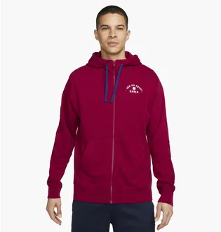 Толстовка мужская Nike Fc Barcelona Red FD4145-620