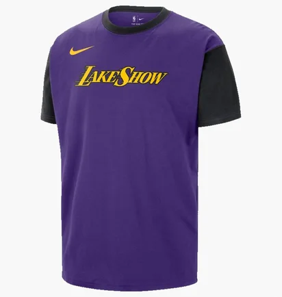Футболка мужская Nike Los Angeles Lakers Courtside City Edition Violet HJ2462-504