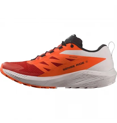 Кроссовки мужские Salomon Sense Ride 5 Trail Running Shoes Orange/White L47046200