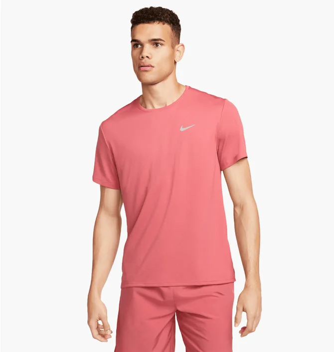 Футболка чоловіча Nike Miler Pink DV9315-655