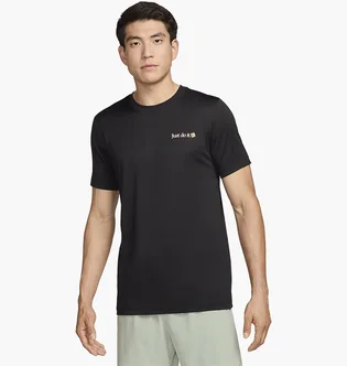 Футболка мужская Nike Dri-Fit Fitness T-Shirt Black FZ8044-010