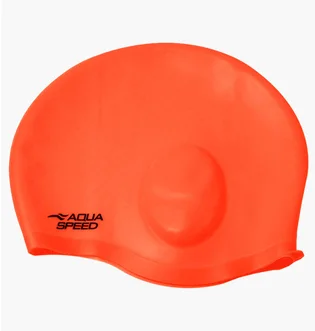Шапочка для плавания Aqua speed Ear Cap Comfort 9896 Orange 289-75