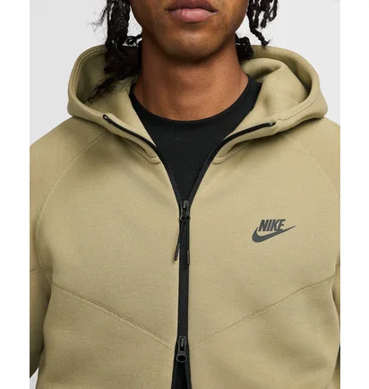 Толстовка мужская Nike Tech Fleece Fz Wr Beige FB7921-277
