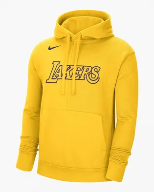 Худи мужское Nike Los Angeles Lakers Courtside Yellow Dr9314-728