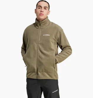 Олімпійка чоловіча Adidas Terrex Multi Full-Zip Fleece Olive IZ3291