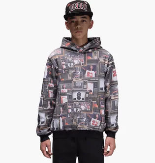 Худі дитяче Air Jordan Brkln Aop Flc Grey 95F089-023