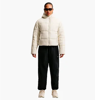Куртка женская Nike Sportswear Classic Puffer Beige FZ5899-072