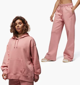 Спортивний костюм жіночий Air Jordan Flight Fleece Pullover Hoodie Pink FB5110-618__FD7224-618