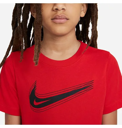 Футболка детская Nike Sportswear Tee Swoosh Red DC7797-657