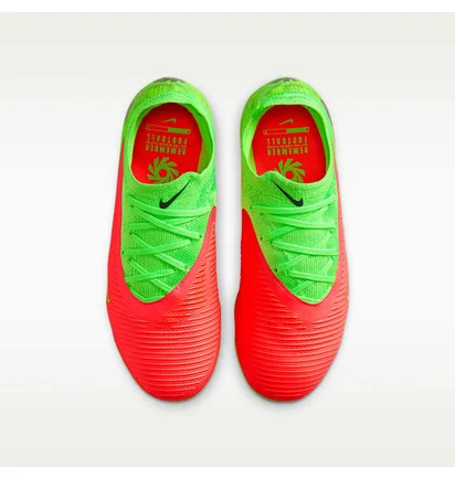 Бутси дитячі Nike Jr. Phantom 6 Low Pro Erling Haaland Big Kids Multi- Ground Soccer Cleats Green/Pink HQ2047-603