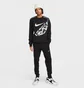 Свитшот мужской Nike M Nsw Sp Flc Crew Bb Black FN0245-010