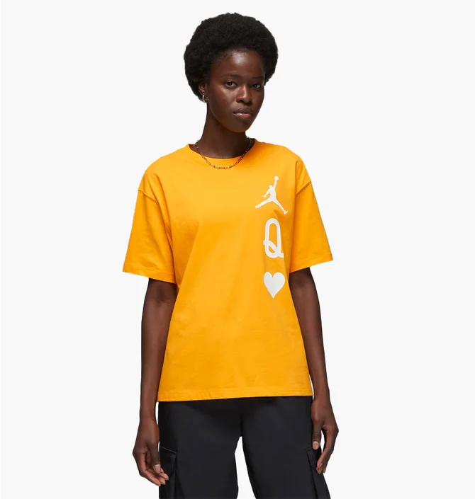Футболка женская Air Jordan Flight WomenS T-Shirt Yellow DQ4471-705