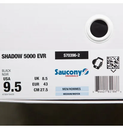 Кроссовки мужские Saucony Shadow 5000 Evr Black S70396-2