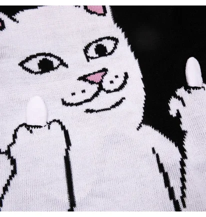 Кофта чоловіча RipNDip Lord Nermal Flippy Knitty Black RND4712N