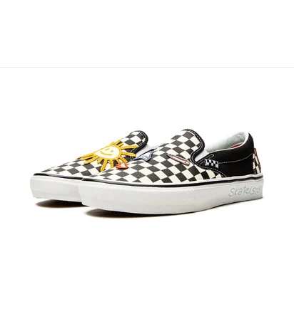 Кеды унисекс Vans Classic Slip-On Black/Beige VN0A5FCA89C