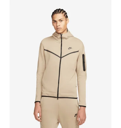 Толстовка чоловіча Nike Nsw Tech Fleece Full-Zip Hoodie Beige CU4489-247
