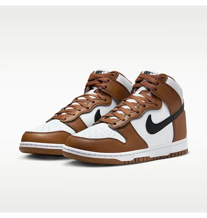 Кроссовки женские Nike Dunk High Next Nature WomenS Shoes Brown/White FV5960-200