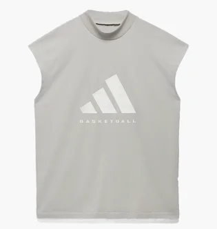 Майка унисекс Adidas Basketball Sleeveless Tee Grey Ia3445