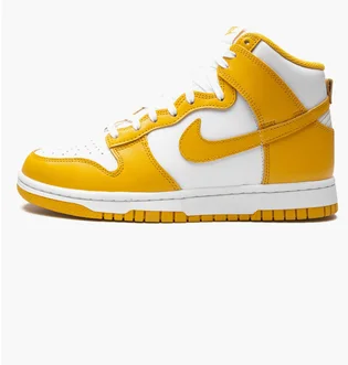 Кросівки жіночі Nike Dunk High Wmns White/Yellow DD1869-106