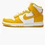 Кросівки жіночі Nike Dunk High Wmns White/Yellow DD1869-106