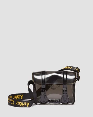 Сумка унісекс Dr. Martens 7 Inch Clear Transparent Pu Crossbody Satchel Black AC917014