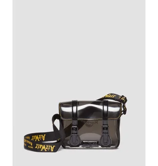 Сумка унисекс Dr. Martens 7 Inch Clear Transparent Pu Crossbody Satchel Black AC917014