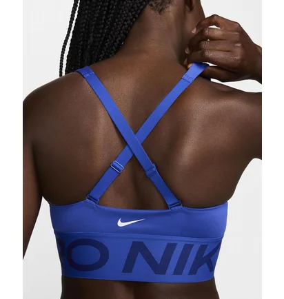Топ жіночий Nike Pro Indy Plunge Blue HF7324-405